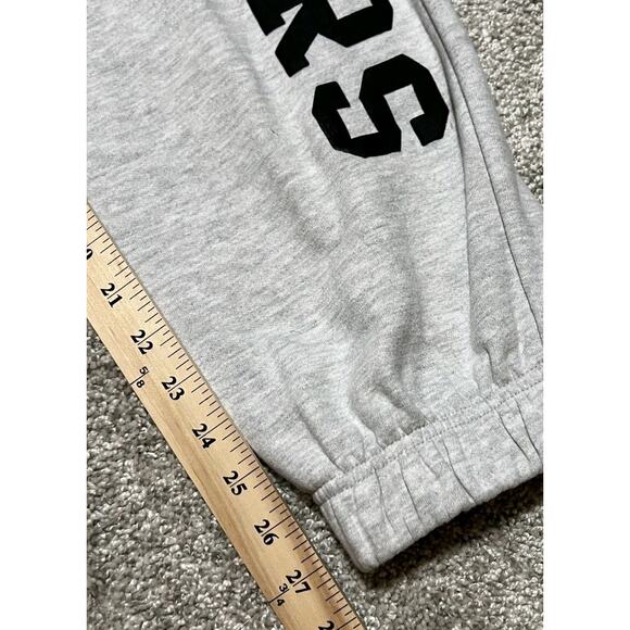 NFL Brand 47 Carolina Panthers Sweatpants Mens Size M Gray Pockets NWT 80$ MSRP - Picture 4 of 6